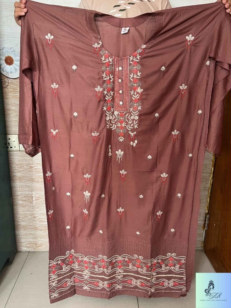 Embroidery Three Piece